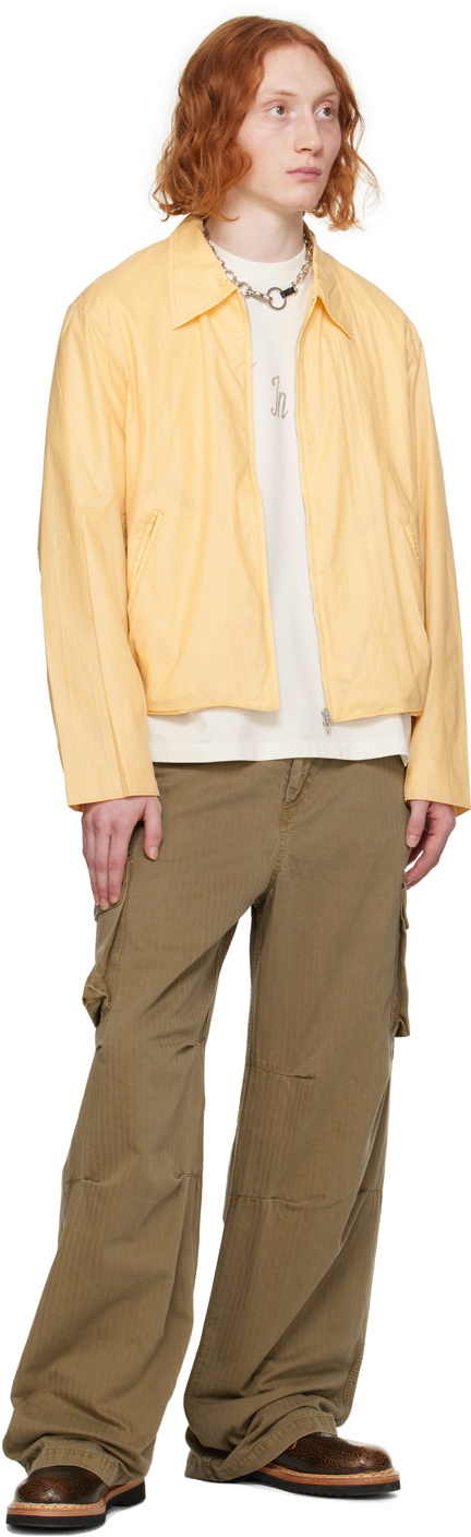 Our Legacy Yellow Mini Jacket Our Legacy Our Legacy Yellow Mini Jacket Our Legacy