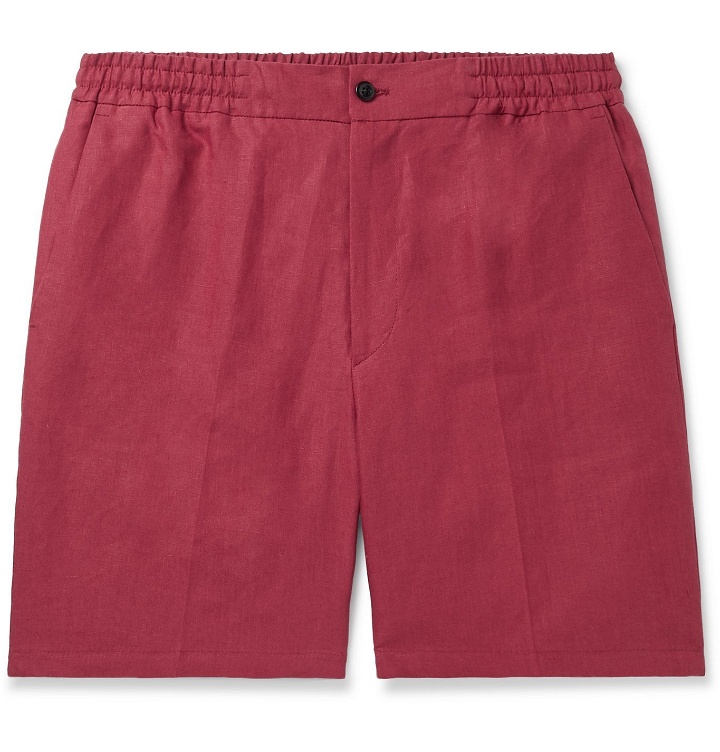Photo: Rubinacci - Linen Shorts - Red