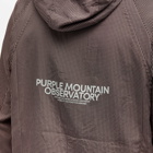 Purple Mountain Observatory Men's Ripstop Elements Jacket in Mole Brown