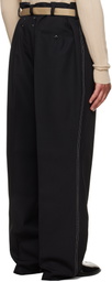 Maison Margiela Black Wool Trousers