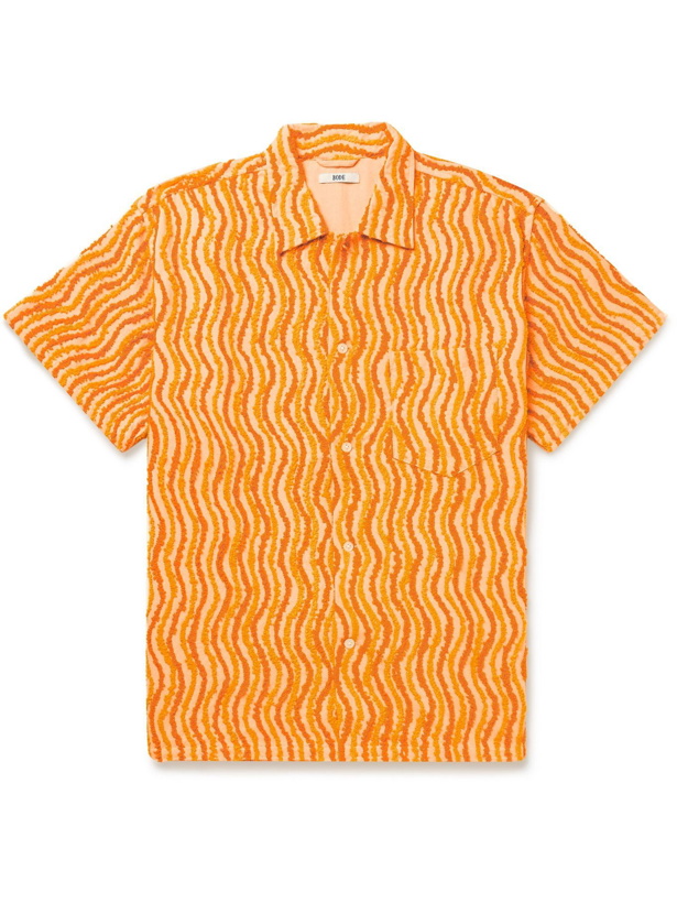 Photo: BODE - Chenille Cotton Shirt - Orange