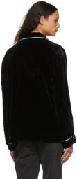 Stolen Girlfriends Club Black Velvet Lounge Shirt