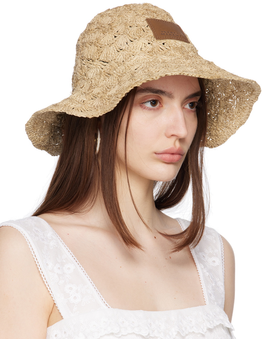 Isabel Marant Beige Tulum Beach Hat Isabel Marant