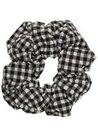 Hunza G Seersucker Scrunchie - Black - One Size