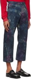PALMER Purple Tie-Dye Jeans