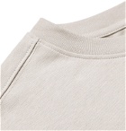 Ader Error - Oversized Logo-Appliquéd Paint-Splattered Cotton-Jersey T-Shirt - Gray