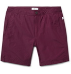 Onia - Calder Long-Length Swim Shorts - Men - Burgundy