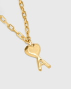 AMI Paris COLLIER AMI DE COEUR MARTELE gold Mens Jewellery