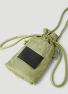 Arcs - Minute Neck Pouch in Green