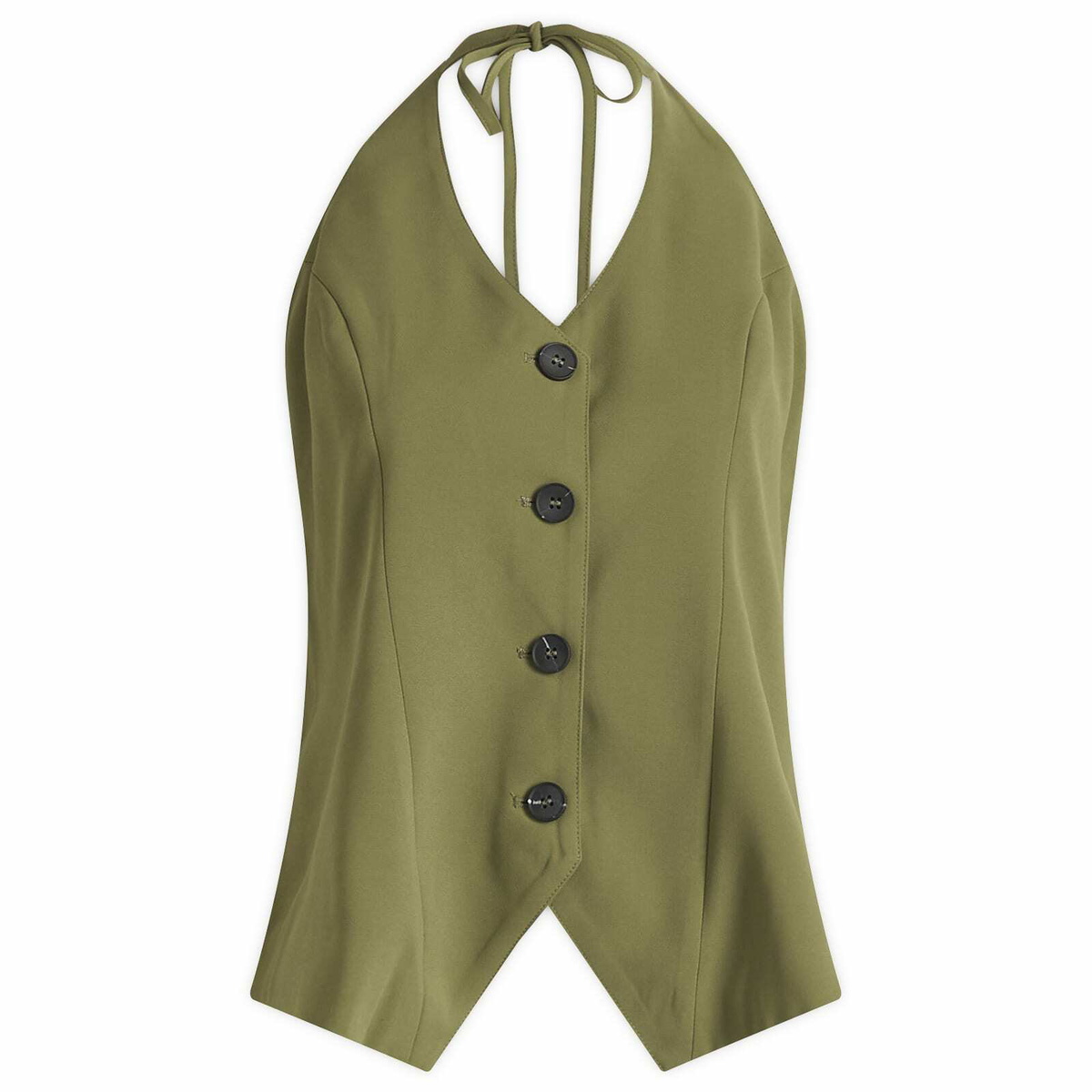 4th & Reckless Women's Sabrina Waistcoat in Khaki