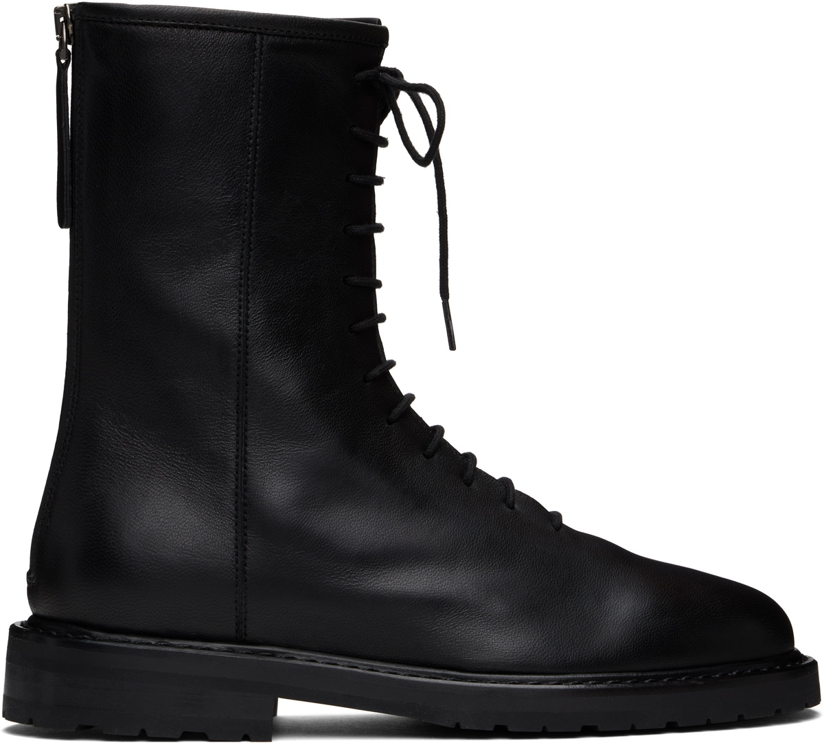 Legres Black Combat Boots