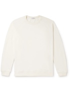 SSAM - Recycled Cotton and Cashmere-Blend Jersey Sweatshirt - White