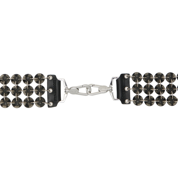 Photo: Stefan Cooke Black & Silver Button Bag Strap