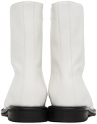 LE17SEPTEMBRE White Leather Boots