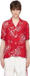 Bode Red Creeping Begonia Shirt