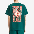Casablanca Men's Gothic Logo T-Shirt in Green