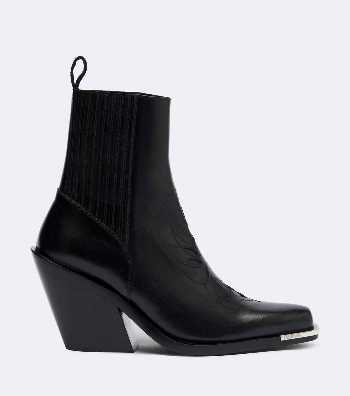 Rabanne Leather cowboy boots