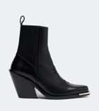 Rabanne Leather cowboy boots