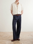 Aimé Leon Dore - Cropped Cotton-Seersucker Shirt - Neutrals