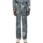 Mr. Saturday Multicolor Printed Trousers