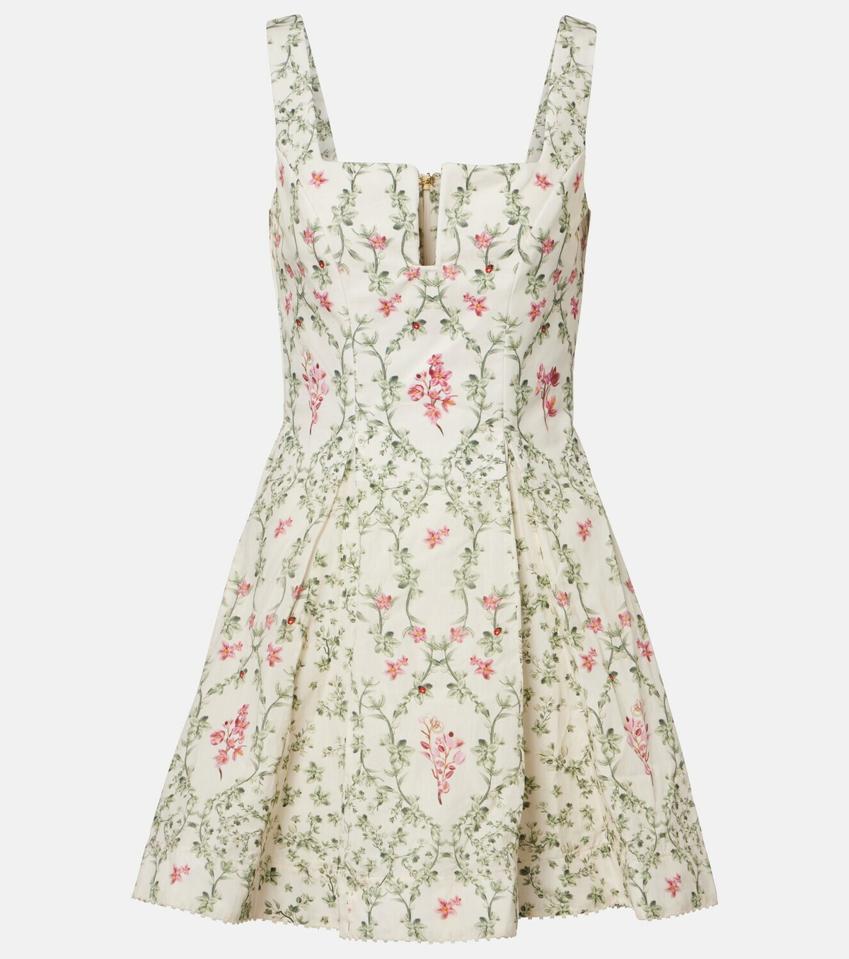 Agua by Agua Bendita Agua floral cotton minidress