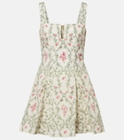 Agua by Agua Bendita Agua floral cotton minidress