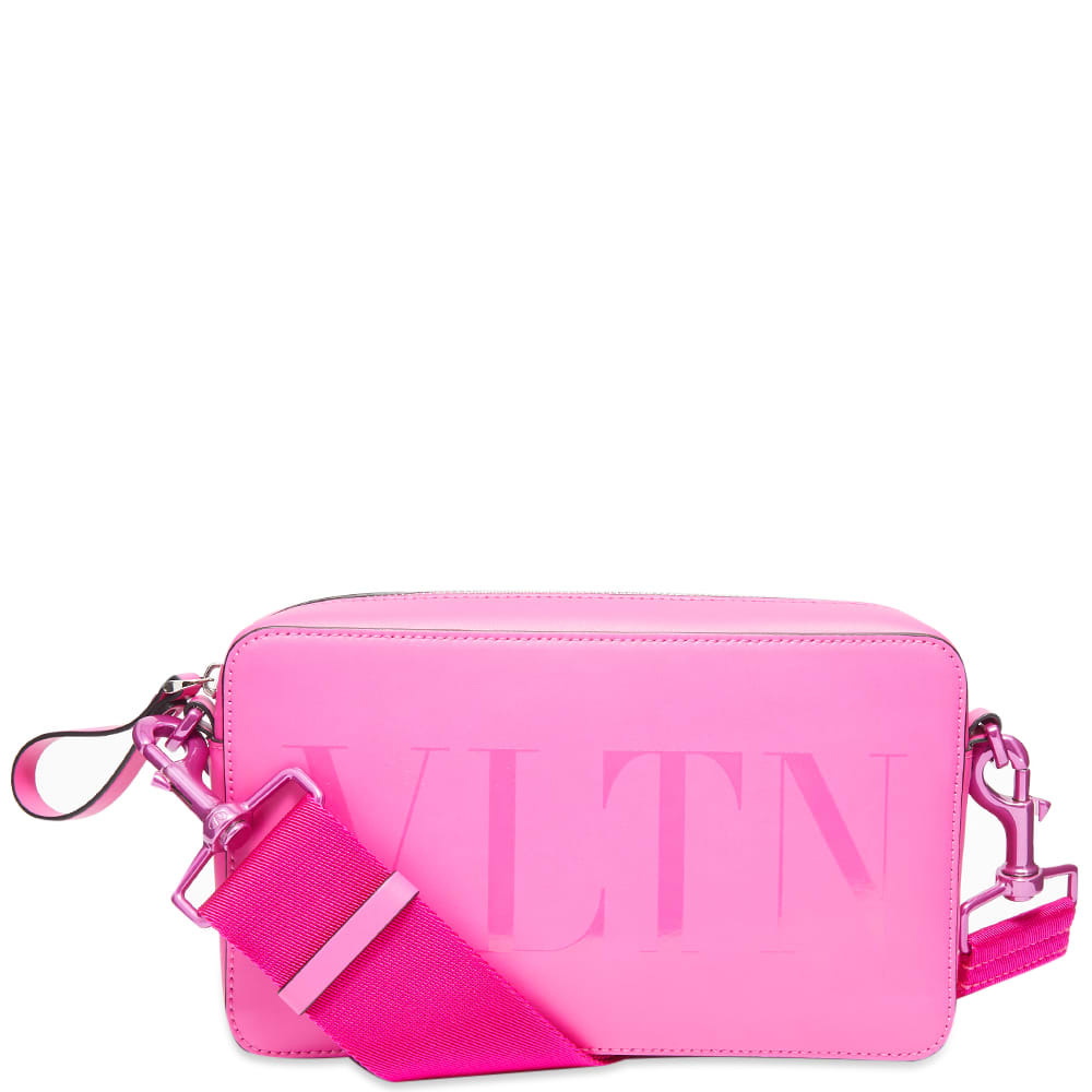 Valentino Men's VLTN Crossbody Bag in Pink Pp Valentino