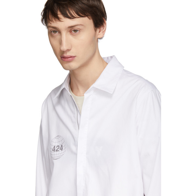 4xl white dress shirt RYRJJ Men's Silk Satin Long Sleeve Dress Shirts Business Casual Button Down Shirt Wedding Formal Party Prom Shirts(White,4XL)