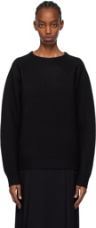 TOTEME Black Crewneck Sweater