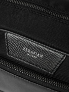 Serapian - Evoluzione Cross-Grain Leather and Twill Wash Bag