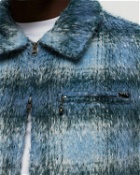 Thisisneverthat Brushed Check Jacket Blue - Mens - Overshirts