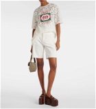 Gucci GG denim jacquard Bermuda shorts