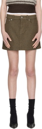 A.P.C. Green Mini Skirt