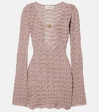 Bananhot Rey knitted cotton-blend minidress