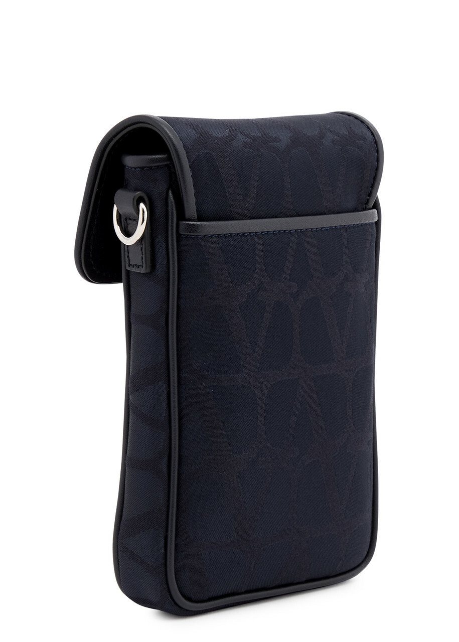 Valentino Toile Iconographe Logo Satin Cross-body bag - Blue - One Size
