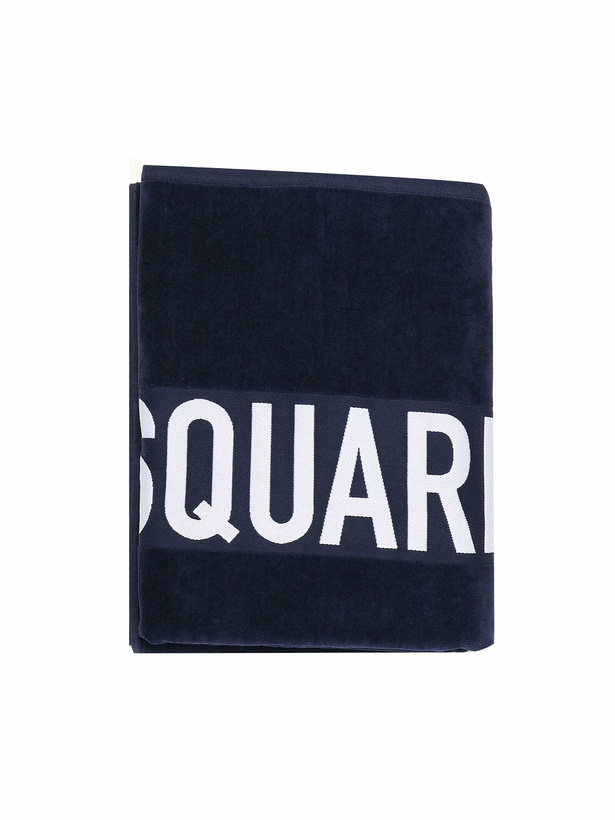 Photo: Dsquared2 Beach Towel With Logo