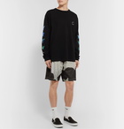 John Elliott - Practice Cow-Print Mesh Shorts - White