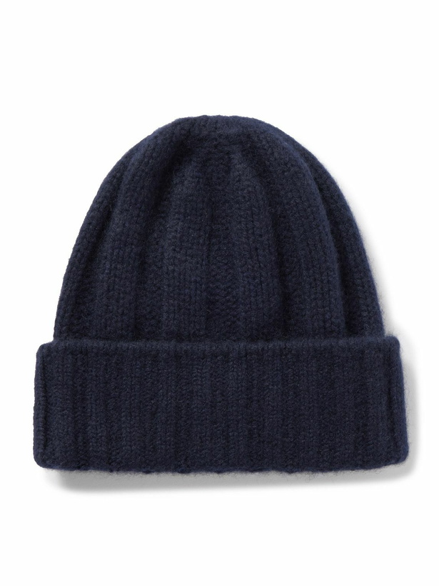 Photo: Beams Plus - Ribbed Cashmere Beanie