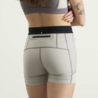Bandit Women's Striped Cadence™ 5” Compression Short in Plaster/Slate