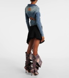 Y/Project Denim wrap jacket