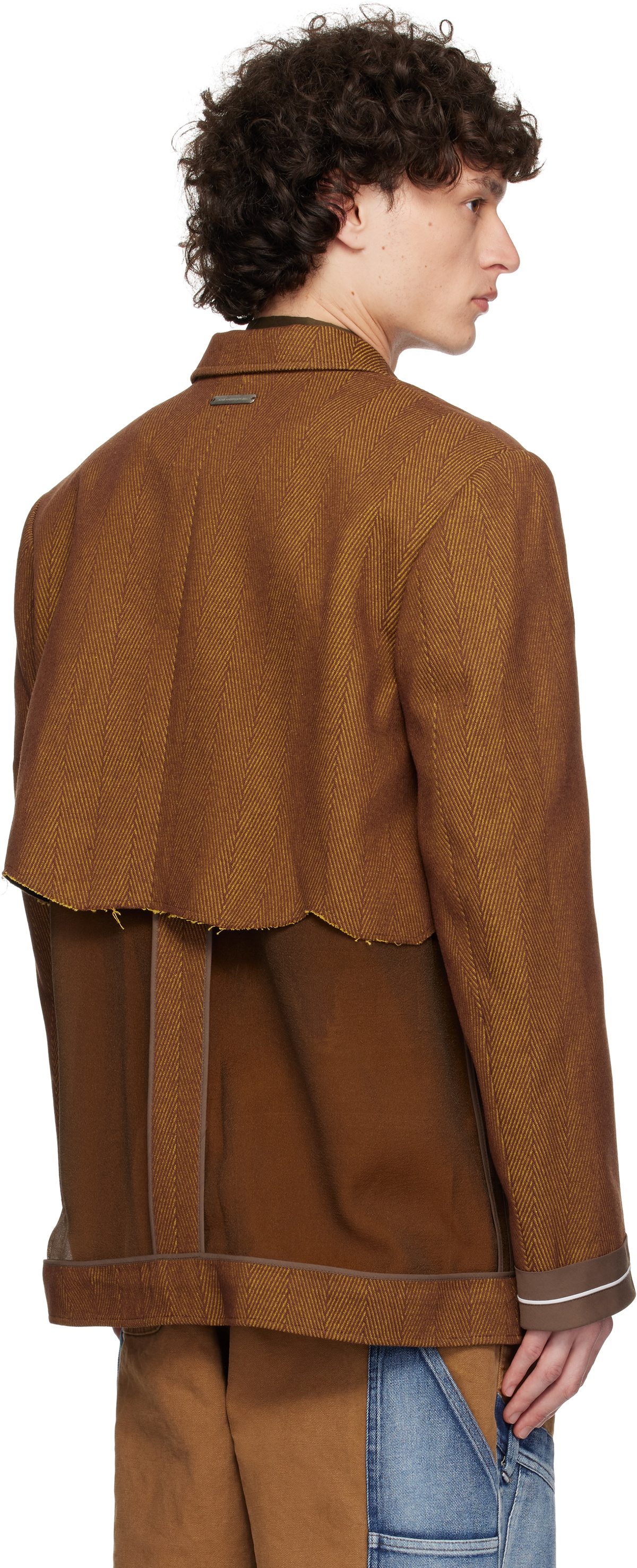 ジャケット ANDERSSON BELL INSIDE OUT BROWN SHEER JACKET 5JH931 INSIDE OUT BROWN SHEER JACKET awa699u(BROWN) – Andersson Bell