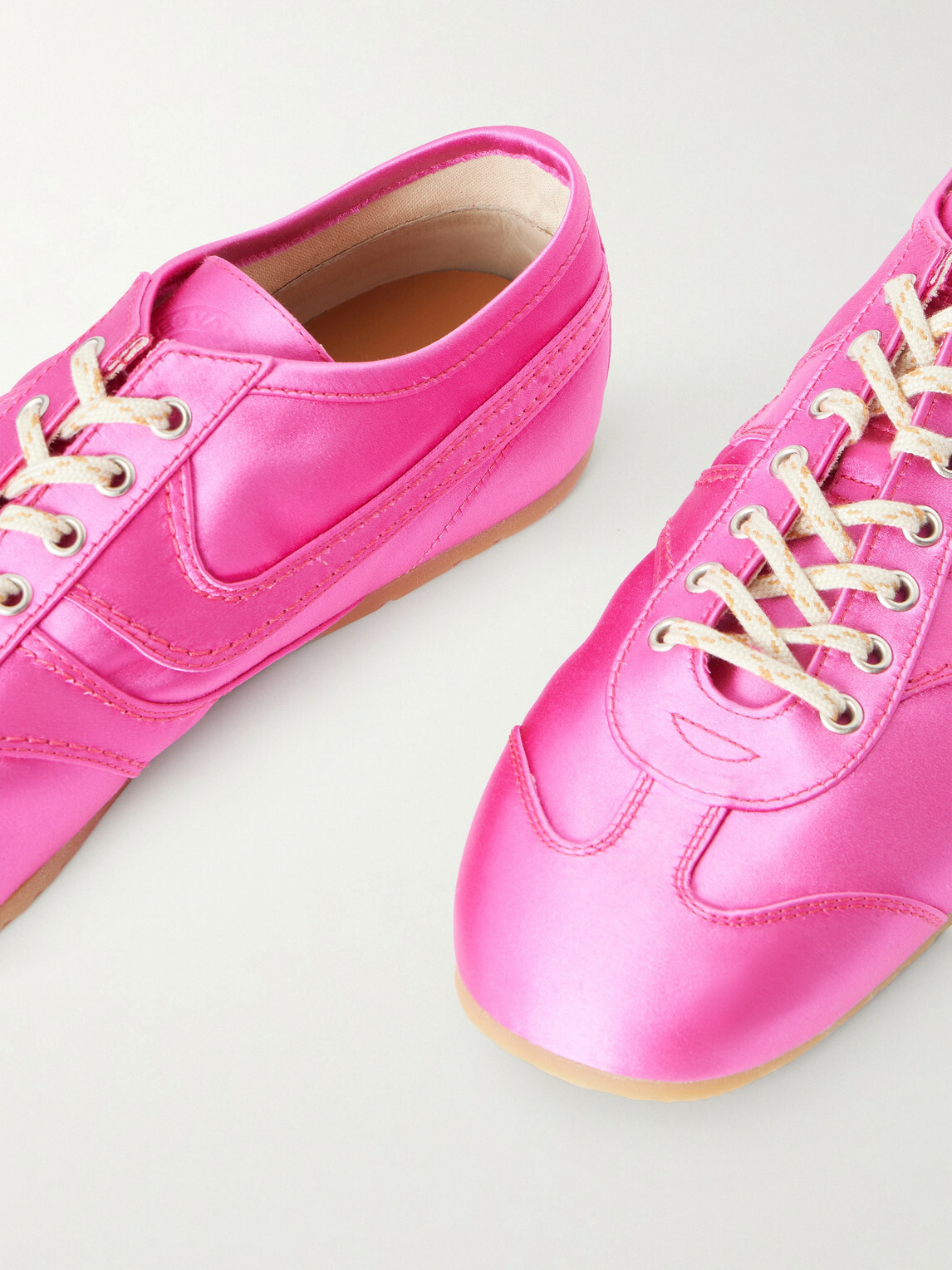 Dries Van Noten - Satin Sneakers - Pink
