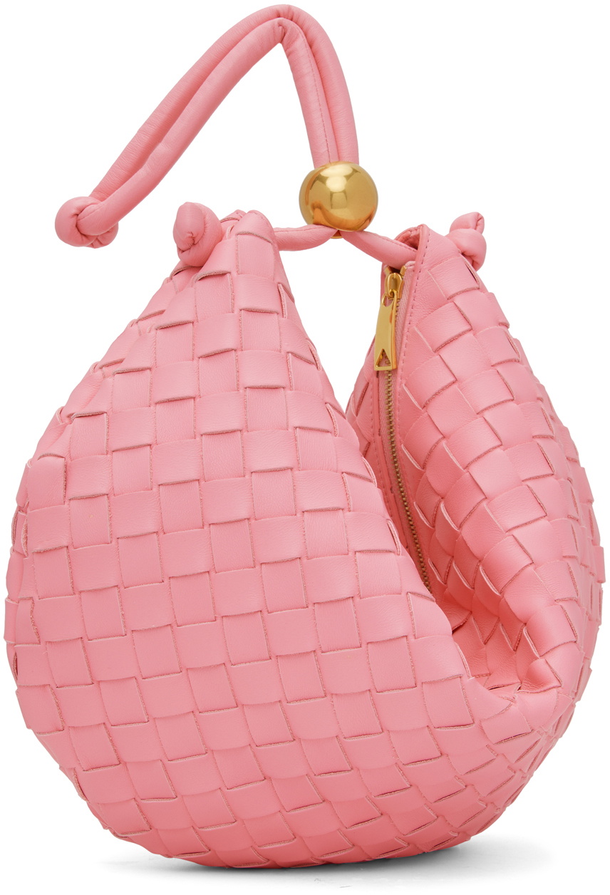 Bottega Veneta Pink Medium Turn Pouch Bottega Veneta