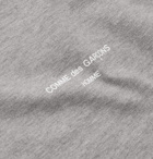 Comme des Garçons HOMME - Logo-Print Cotton-Jersey T-Shirt - Gray