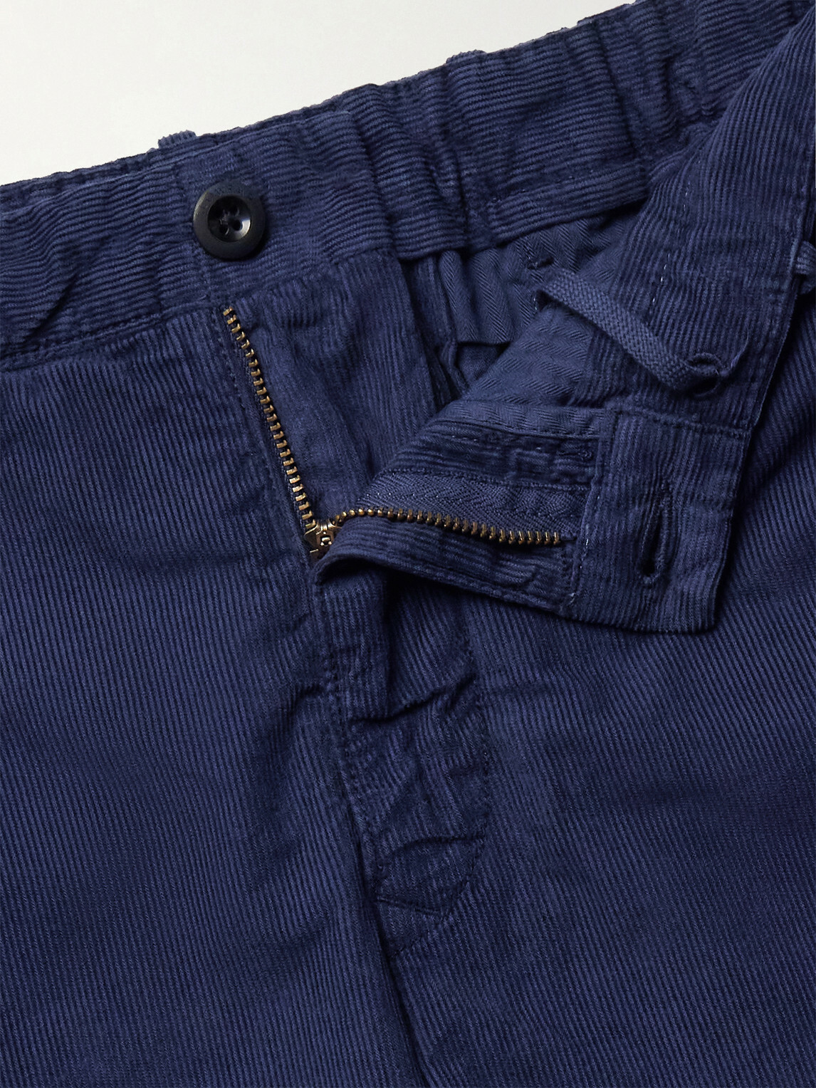 Slowear - Straight-Leg Cotton-Corduroy Trousers - Blue