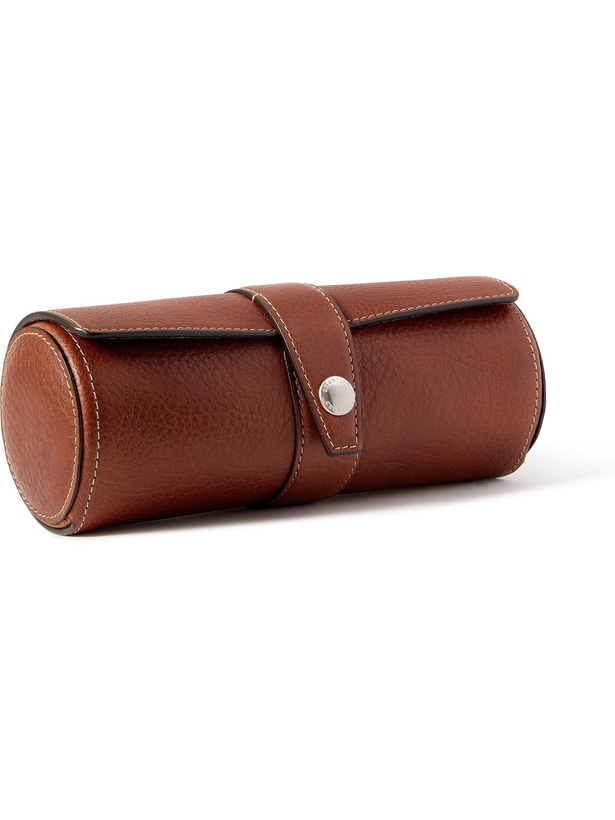 Photo: BRUNELLO CUCINELLI - Full-Grain Leather Watch Roll