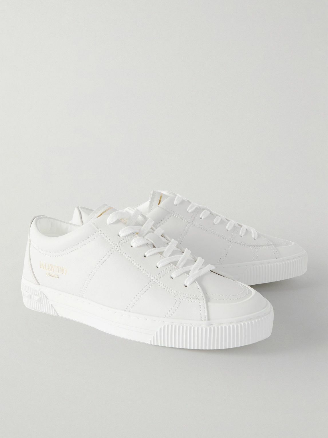 Valentino Garavani★ホワイト CityPlanet スニーカー Valentino Garavani Cityplanet レザースニーカー | ホワイト