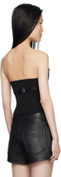 Alexander Wang Black Deconstructed Vest