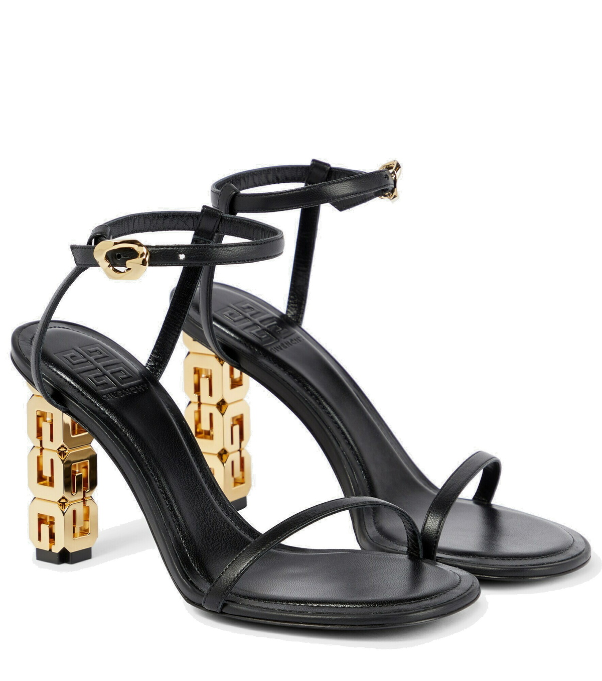 Givenchy - G Cube 85 leather sandals Givenchy