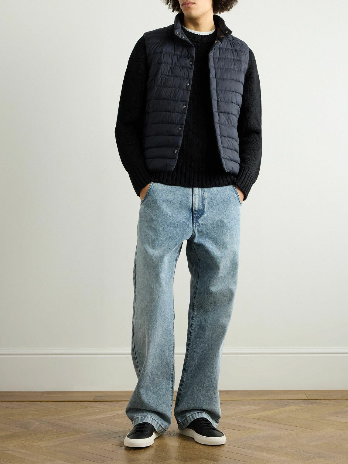 Herno - Lo Smanicato Quilted Nylon Gilet - Blue